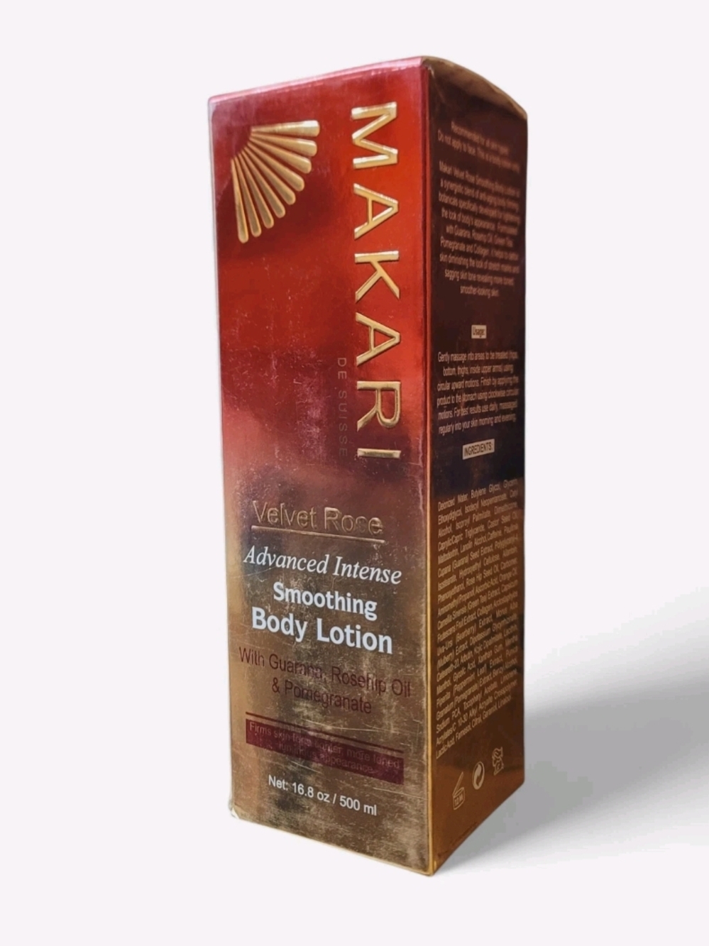 Makari Velvet Rose Advanced Intense Smoothing Body Lotion - 16.8oz / 500ml